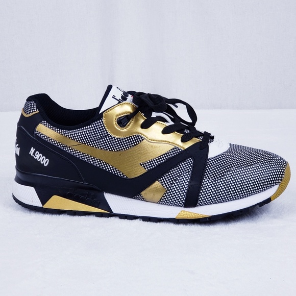 Diadora Other - Diadora N9000 Black and Gold Size 13